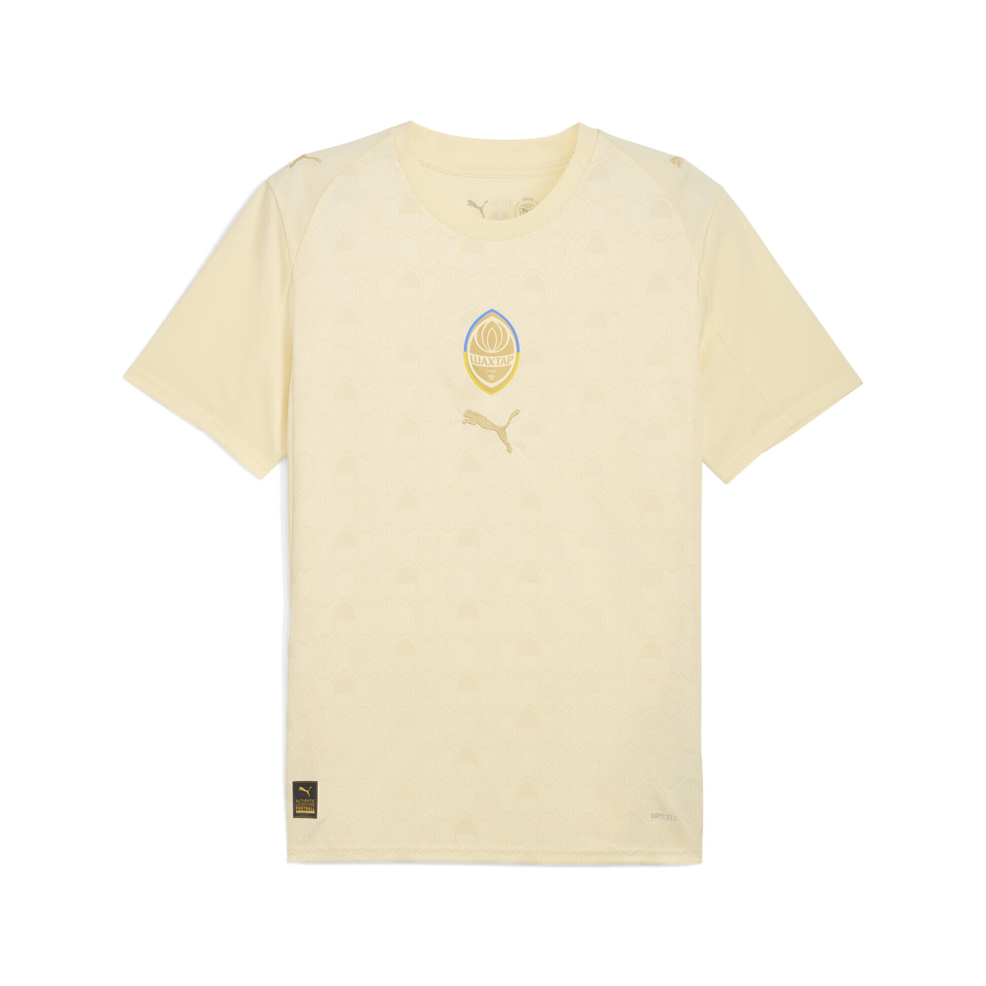Męska trzecia koszulka FC Shakhtar Donetsk 25/26 PUMA Creamy Vanilla Gold Yellow
