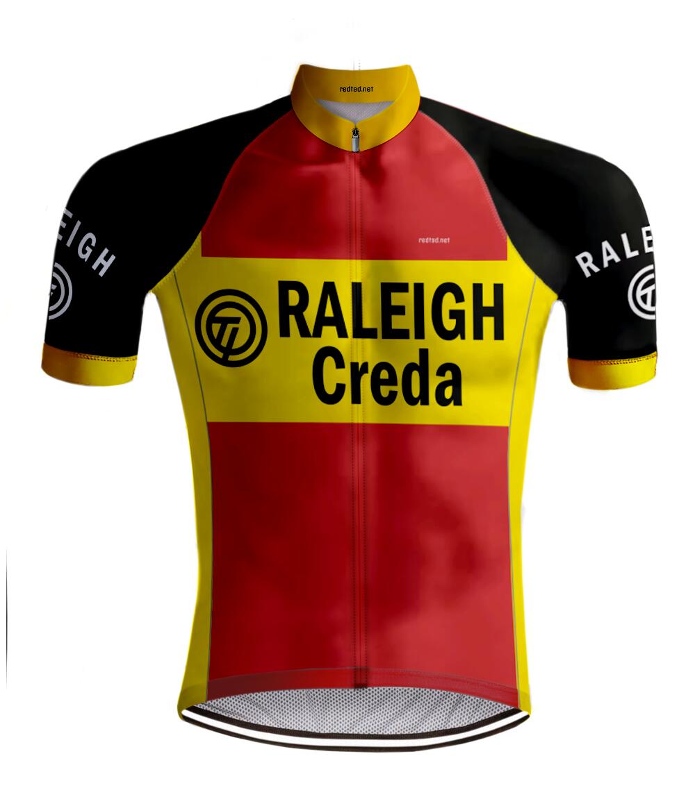 Camicia da ciclismo retrò TI-Raleigh - REDTED 1/5