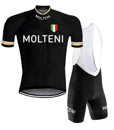 Retro Radsport Outfit Molteni Schwarz - RedTed