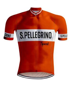 Retro wielershirt san pellegrino - redted