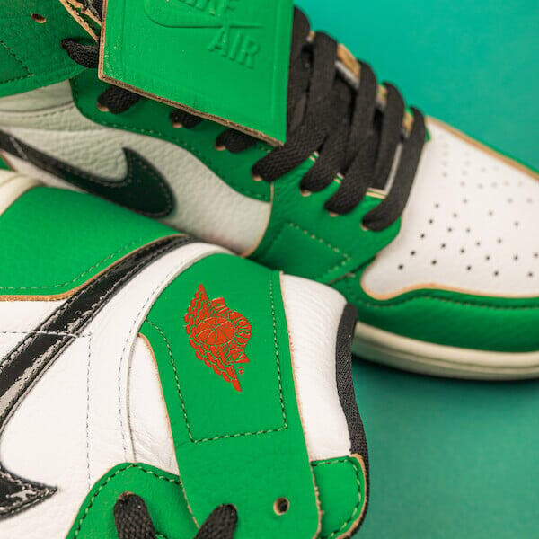 Air Jordan 1 High Lucky Green 4/6