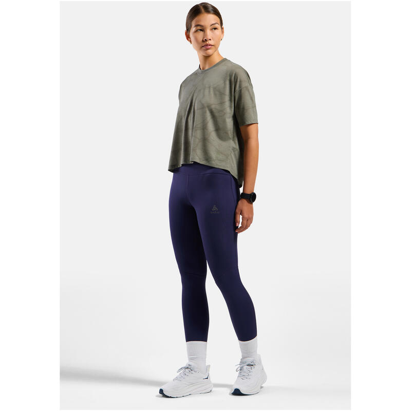 Koszulka damska Odlo ACTIVE 365 NATURAL BLEND PRINT T-shirt