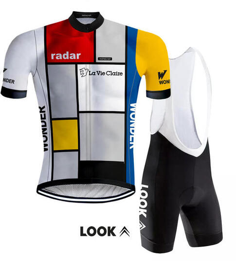 Retro Radsport Outfit La Vie Claire Mehrfarbig - REDTED