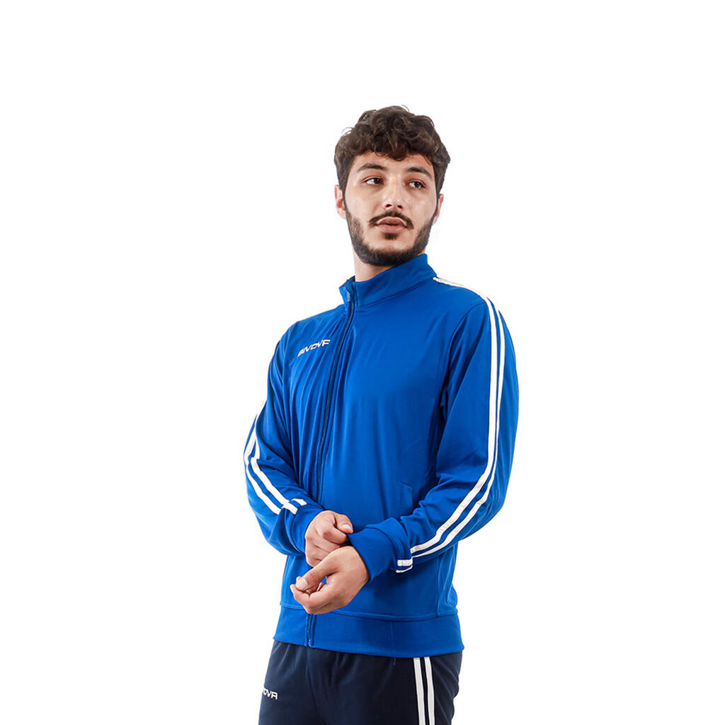 TUTA complete uomo ( acetato-poliestere) givova azzurro/blu 2/4