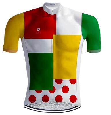 Retro wielershirt - lapjestrui tour de france - redted