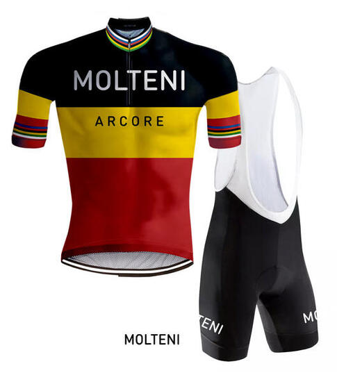 Retro Radsport Outfit - Das Meistertrikot von Belgien Molteni - RedTed