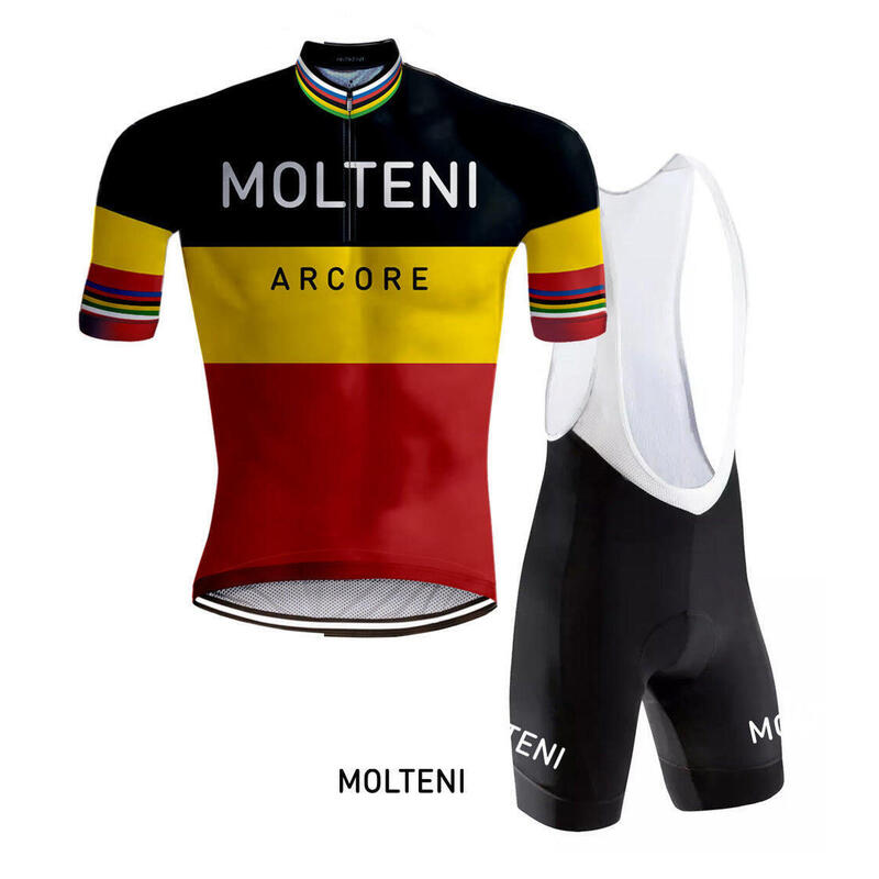 Tenue Cycliste Vintage - Champion de Belgique Molteni - RedTed