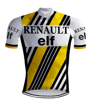 Retro wielershirt renault elf - redted