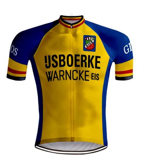 Retro Radtrikot IJsboerke Warncke - REDTED