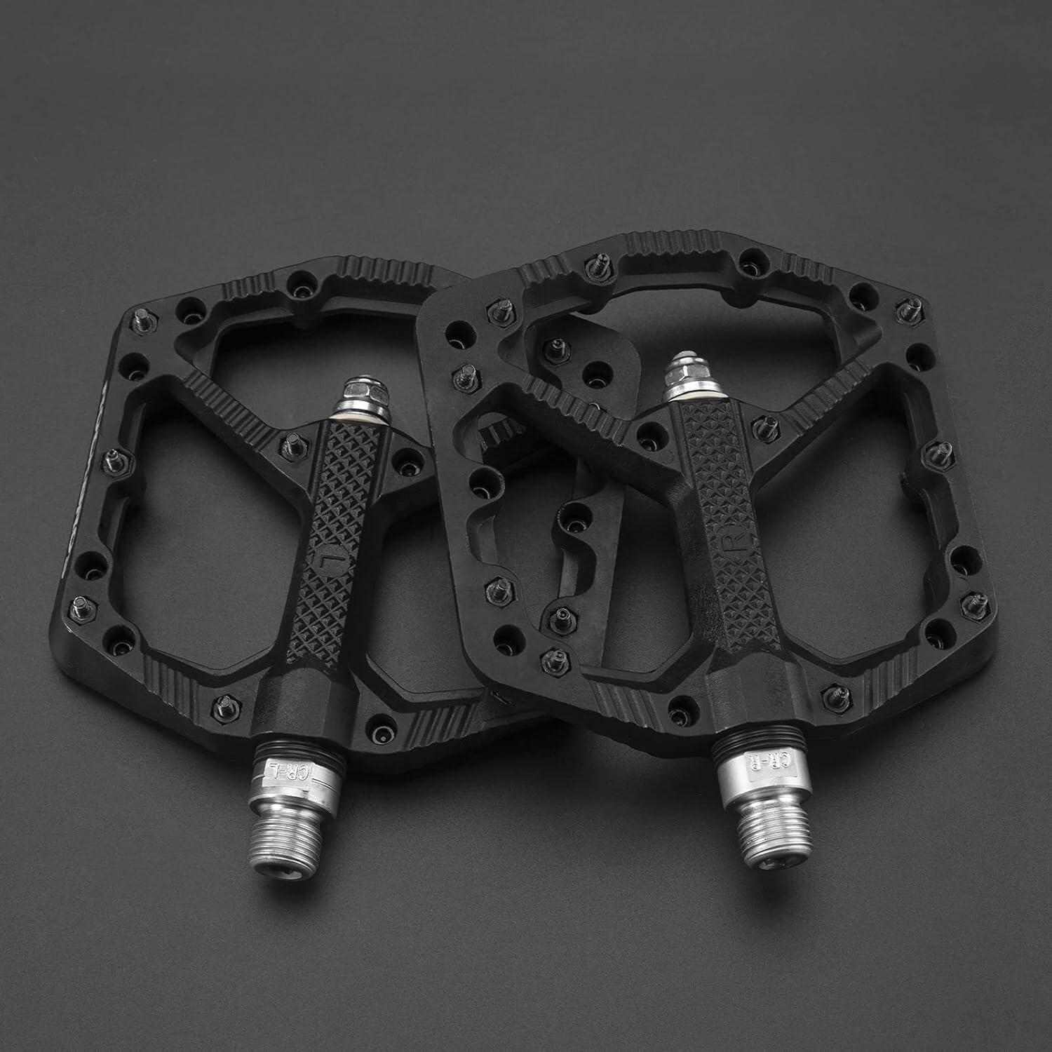 ROCKBROS Pédales de VTT en Nylon Pédales Antidérapantes 5/8