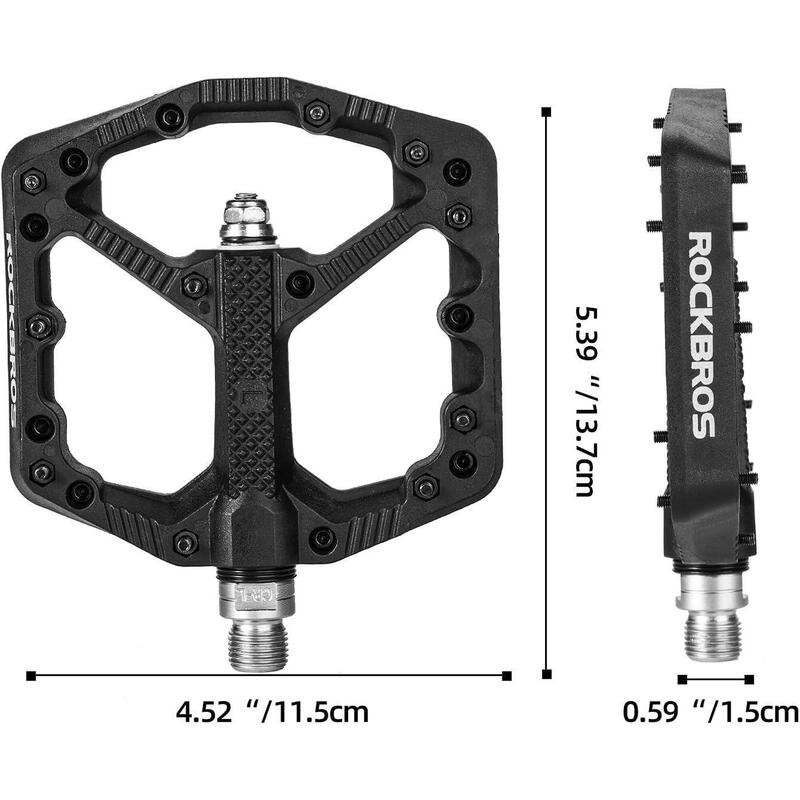 Pedale de mountain bike din nylon antiderapante