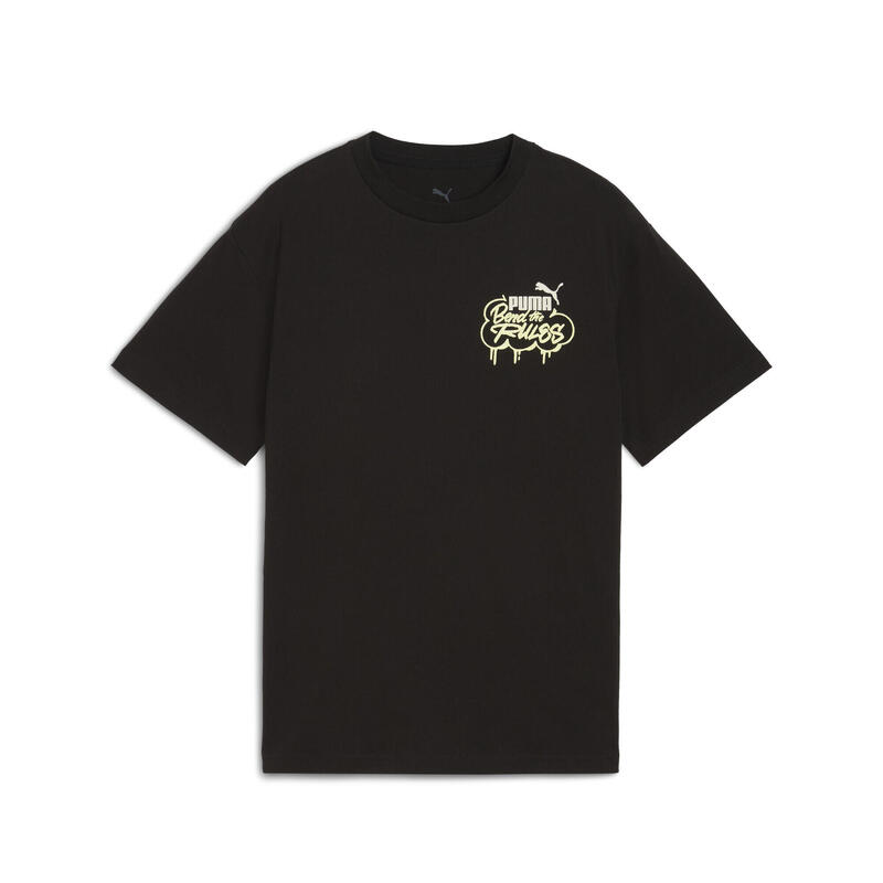 Młodzieżowa koszulka MID90s II z grafiką PUMA Black