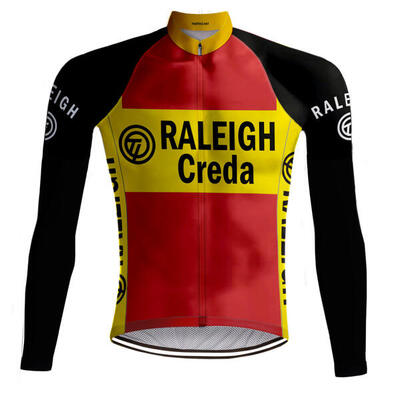 Retro wielershirt ti-raleigh (fleece) – redted