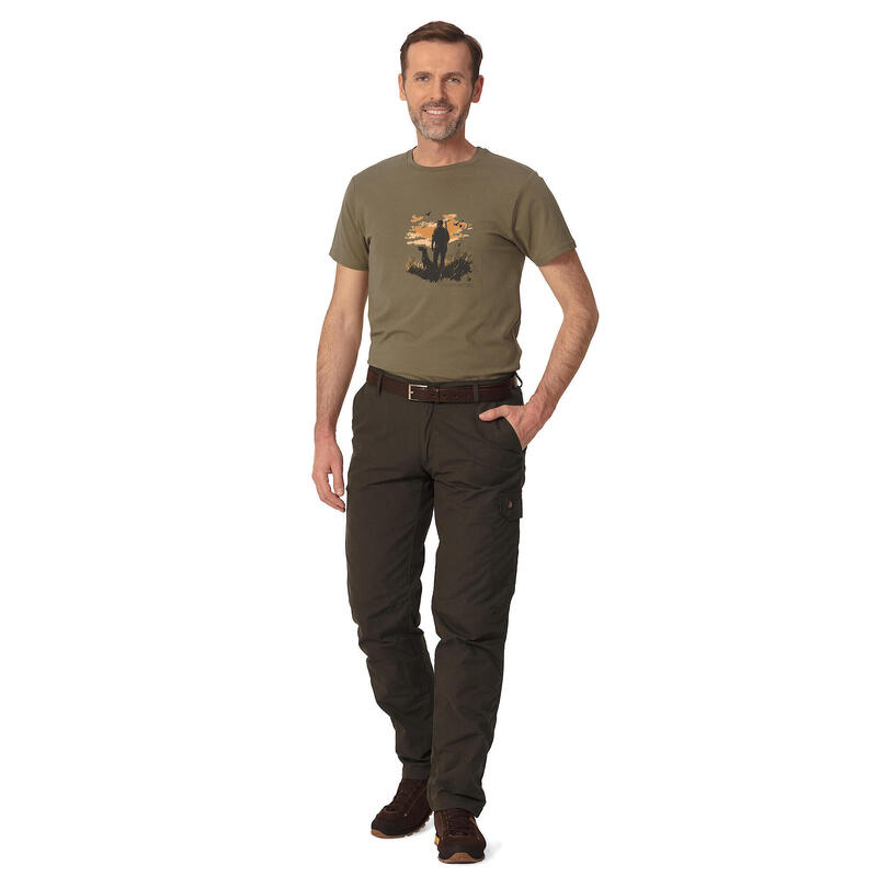 Tricoul de teren Tagart FNT Hunter Beige cu imprimeu