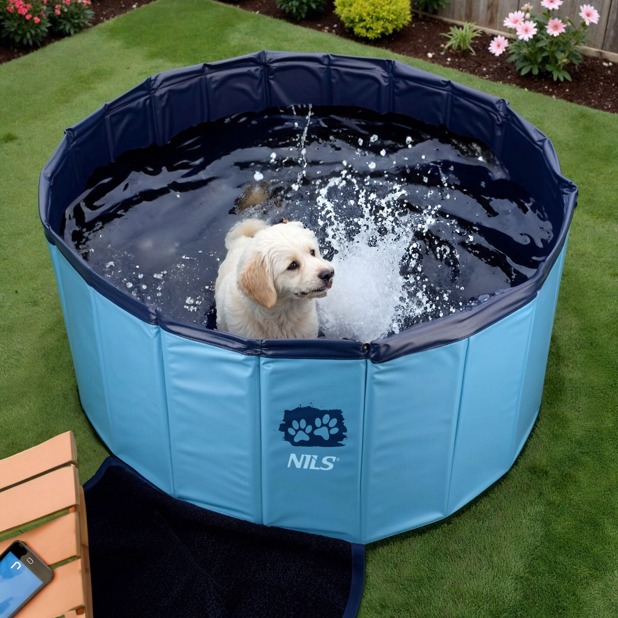 Pets Collection Dog pool pool 80 x 30 cm Rotlau