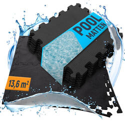 NEOLYMP Tapis piscine extérieur – flexible, antidérapant, facile à ajuster