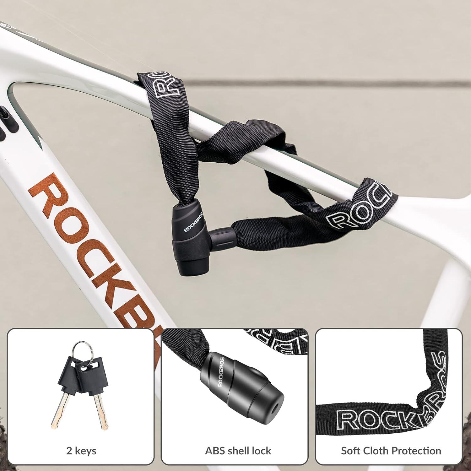 ROCKBROS Fietskettingslot 95cm/ 15mm Slot Fietskettingslot 5/7
