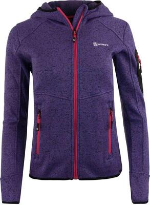 Damen Hoodie McKees Badia Violett Mélange - Komfort und Stil