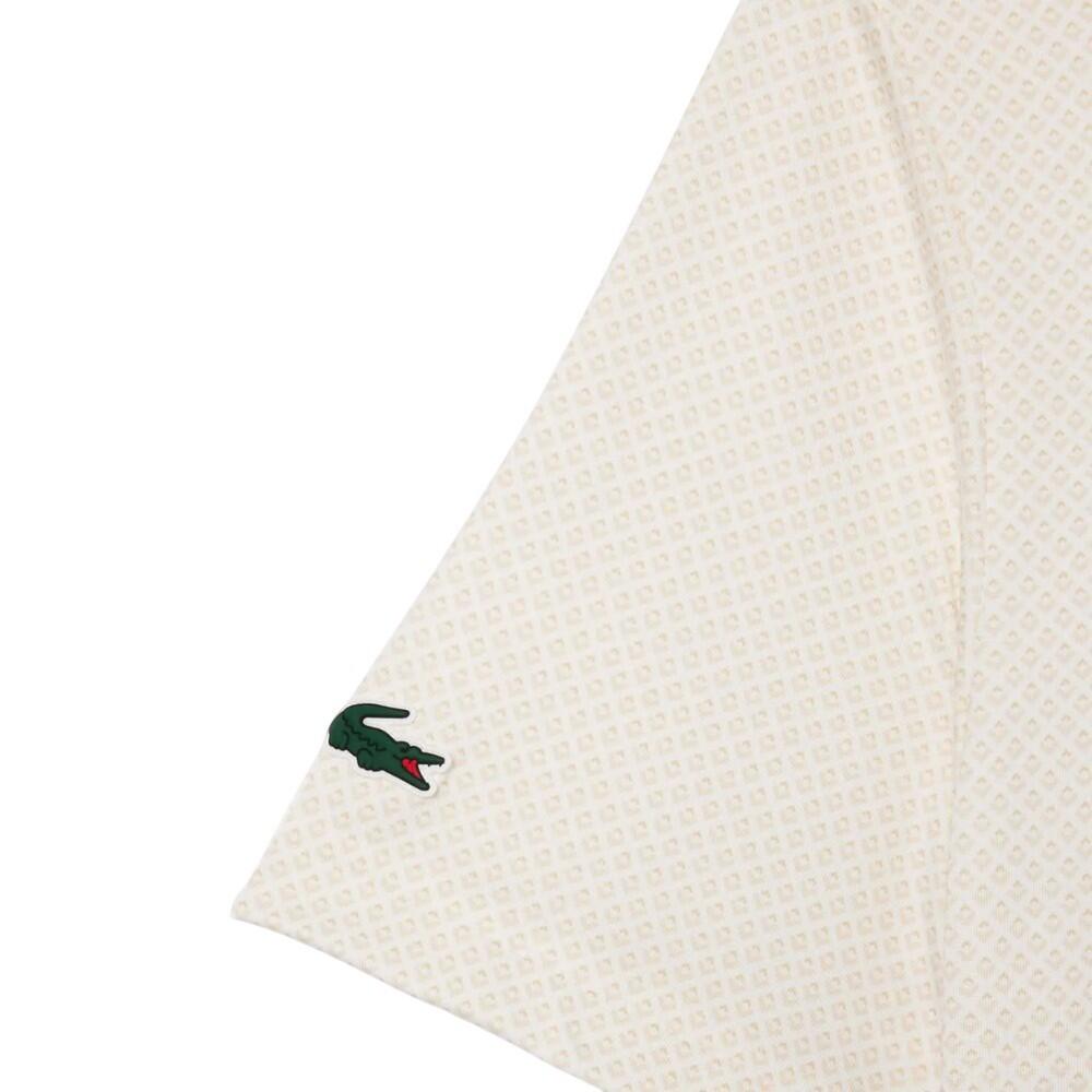 Maglietta Polo Golf Regolare Protezione Dai Raggi UV Uomo Lacoste Crema 2/3