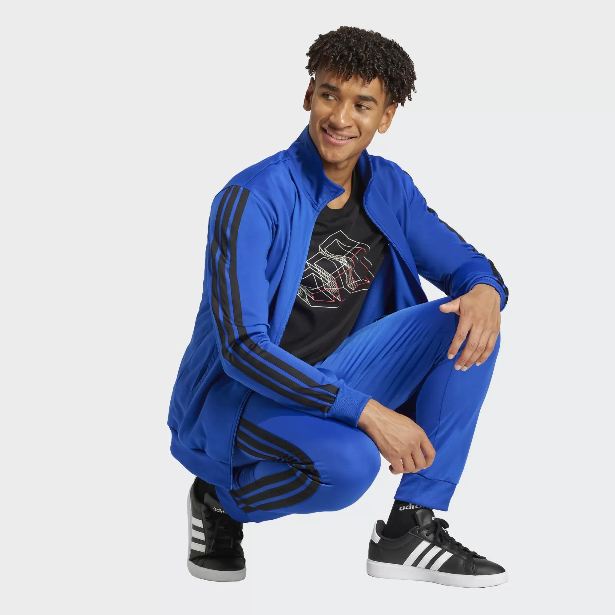 Tute complete uomo ( acetato-poliestere) adidas blu royal 3/5