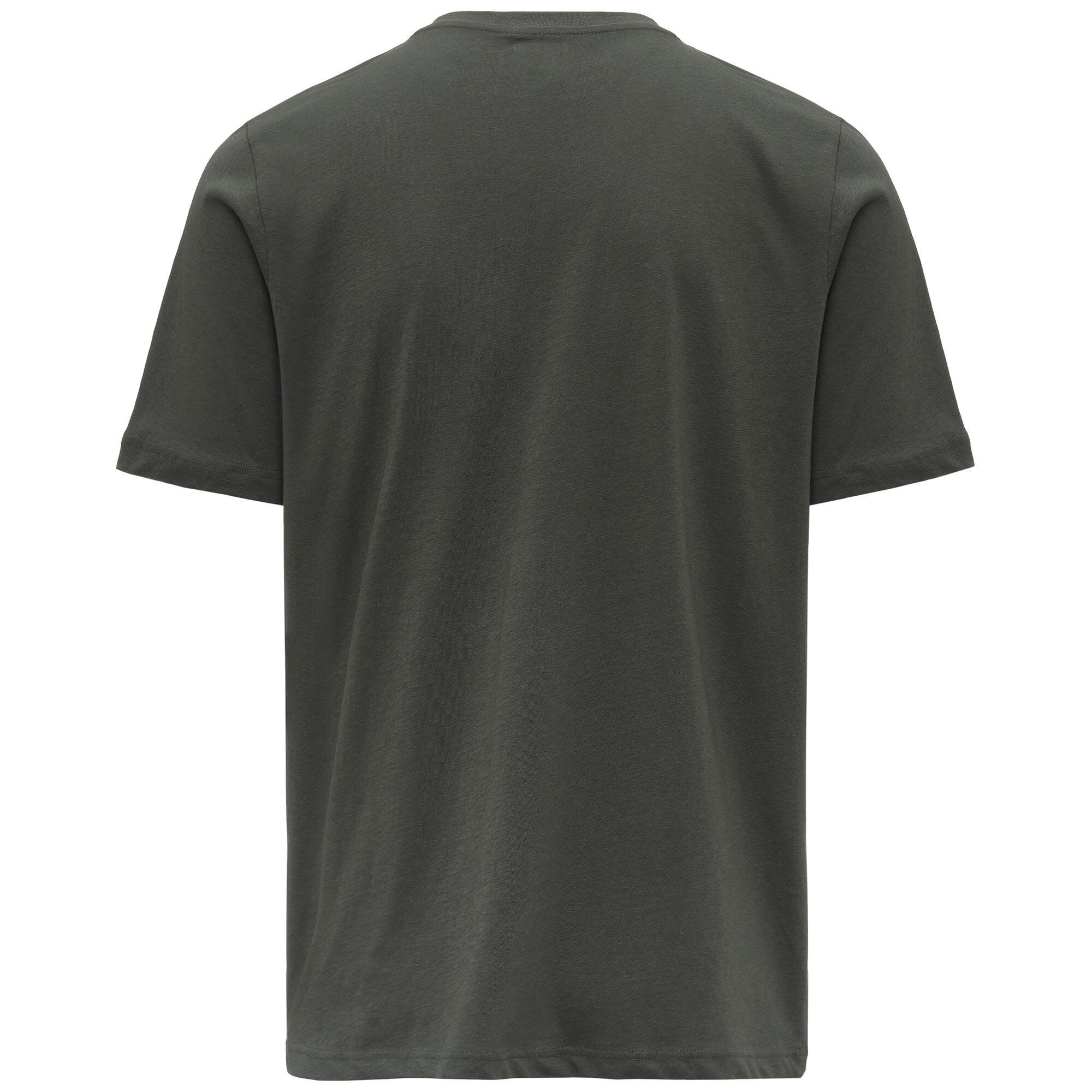 T-shirt da uomo in cotone verde da sportivo 3/5