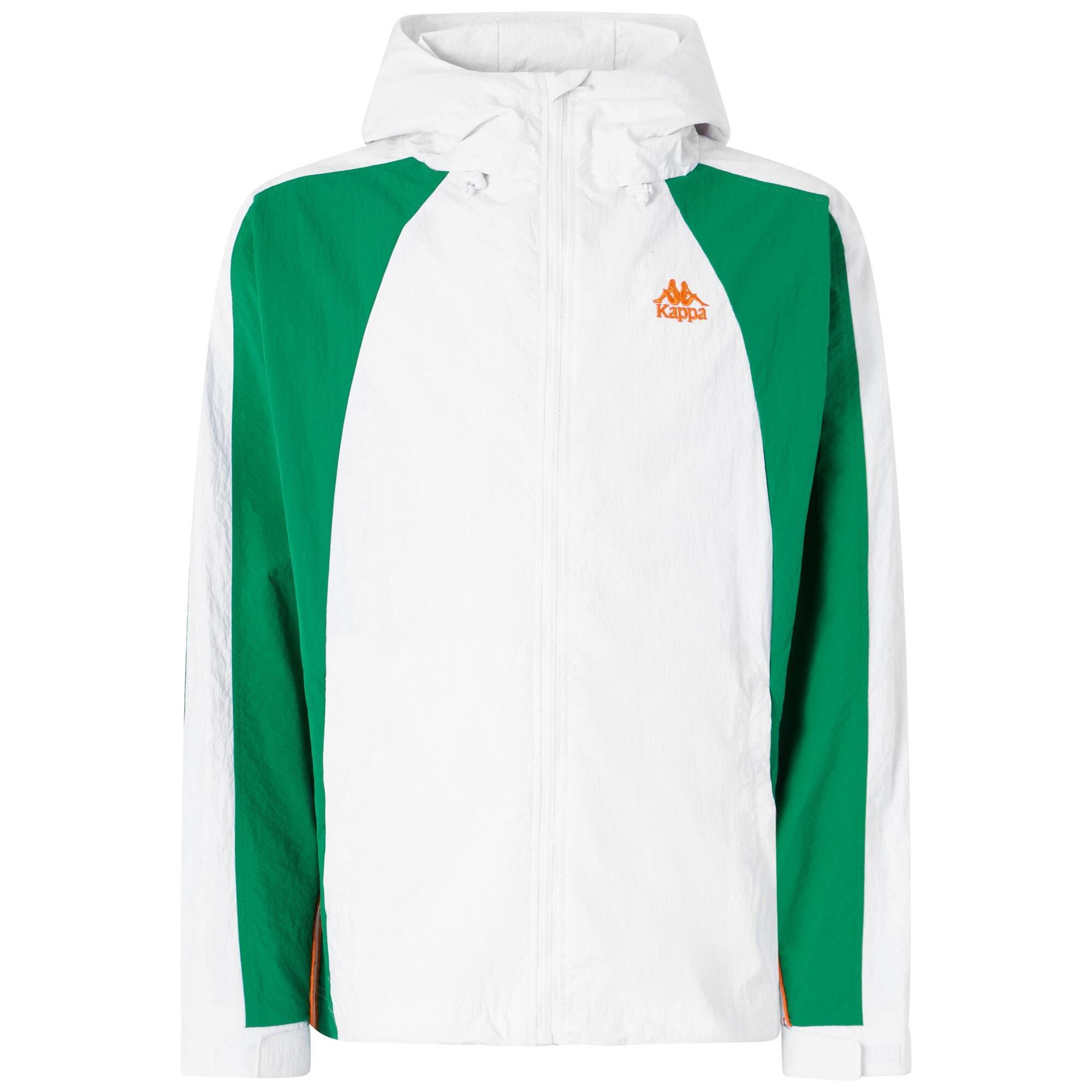 Giubbotto da uomo in poliammide bianco da streetwear sportivo 2/7