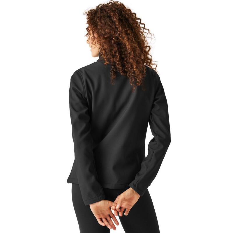 Softshelljacke Connie V Wandern/Outdoor/Trekking Damen Black Wasserdicht Ohne