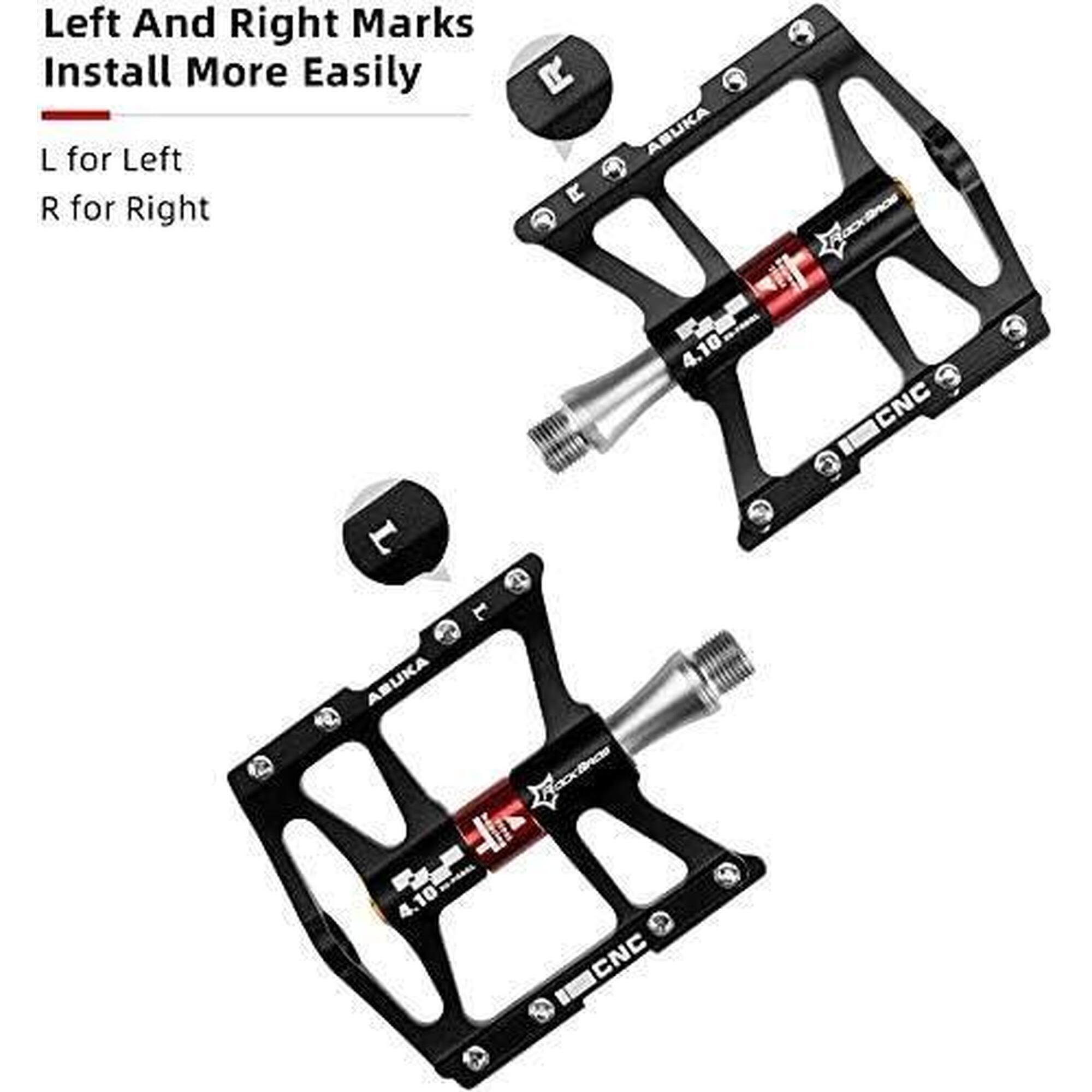 Pedale plate din aluminiu pentru mountain bike