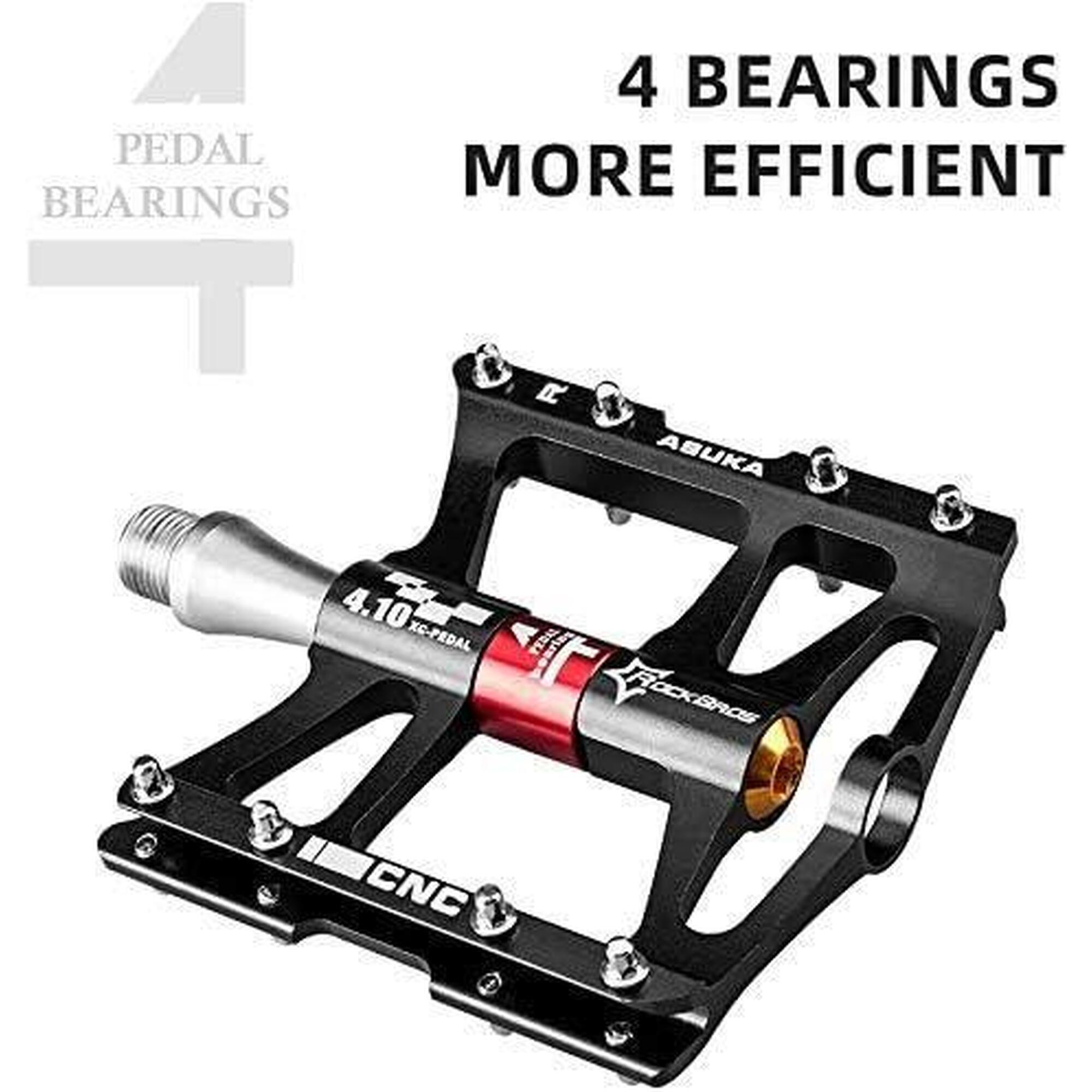 Pedale plate din aluminiu pentru mountain bike