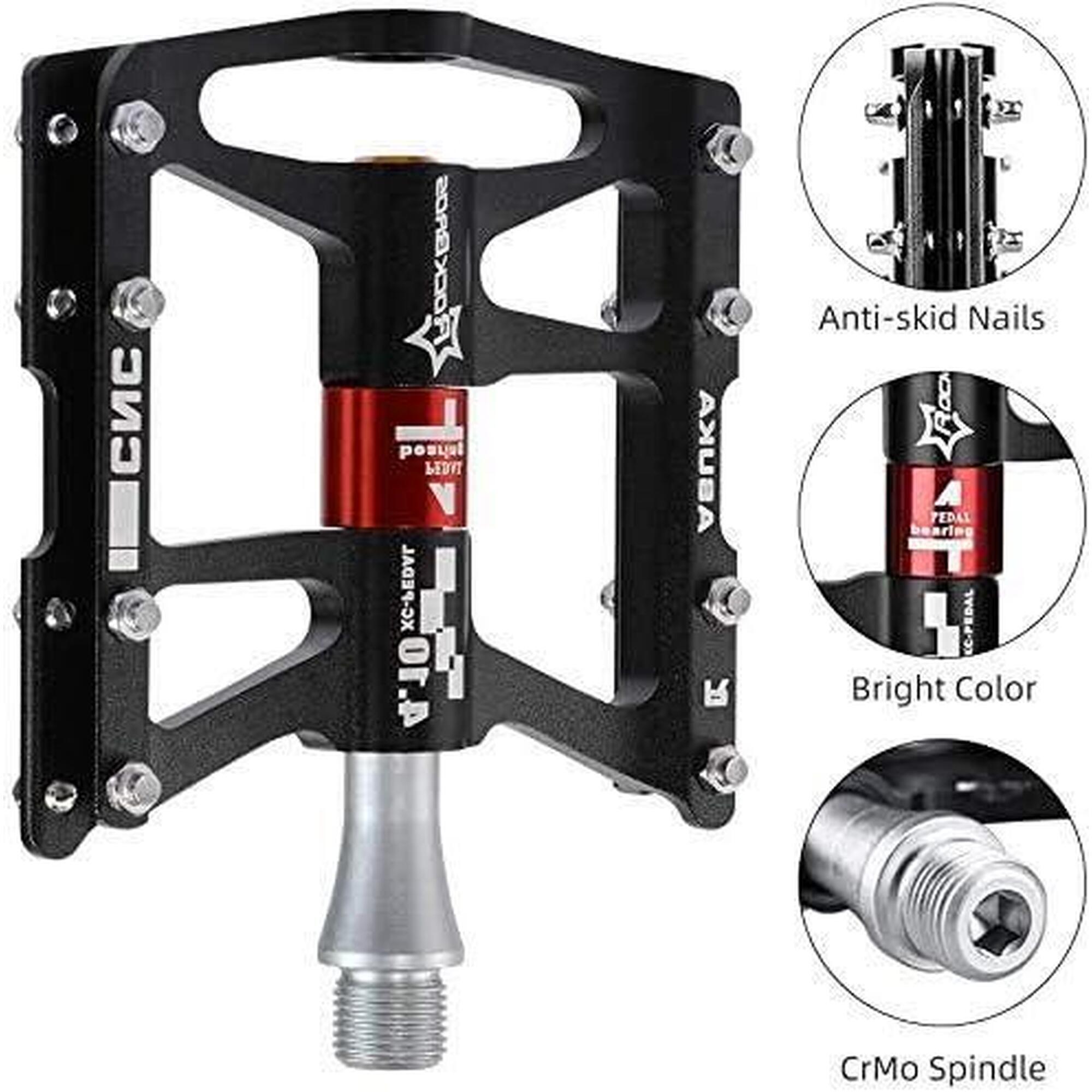 Pedale plate din aluminiu pentru mountain bike