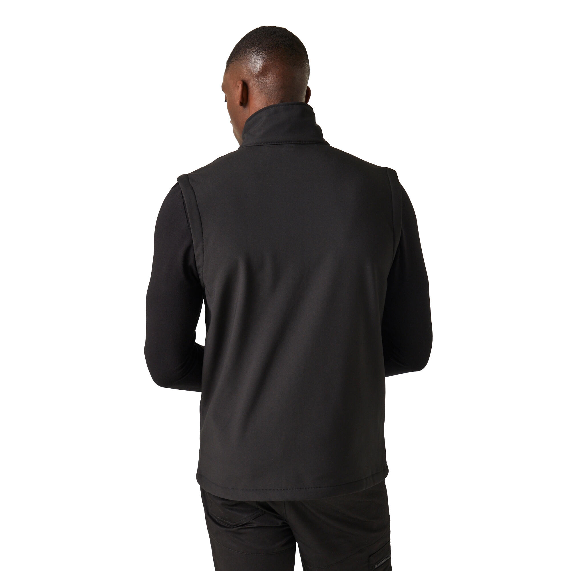 Veste Sans Manches Homme (Noir / Orange Vif) 3/5