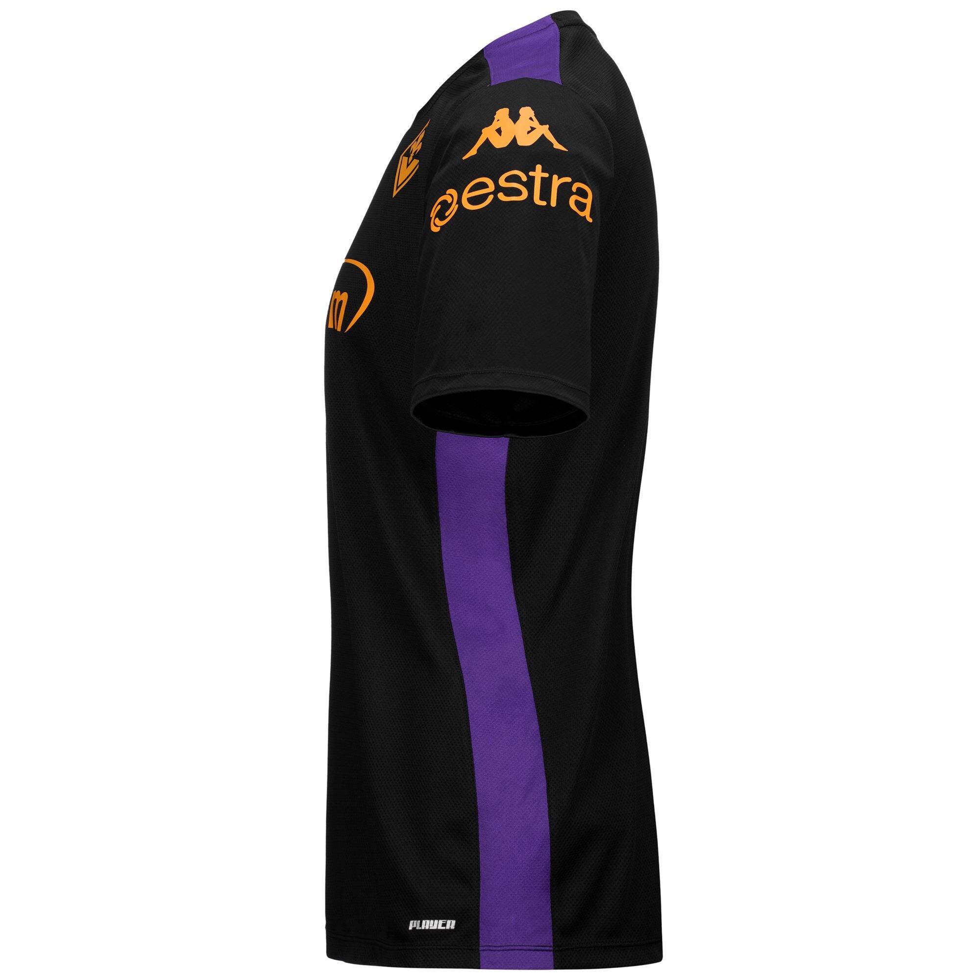 T-Shirt ACF Fiorentina da Uomo in Poliestere riciclato Nero 3/7