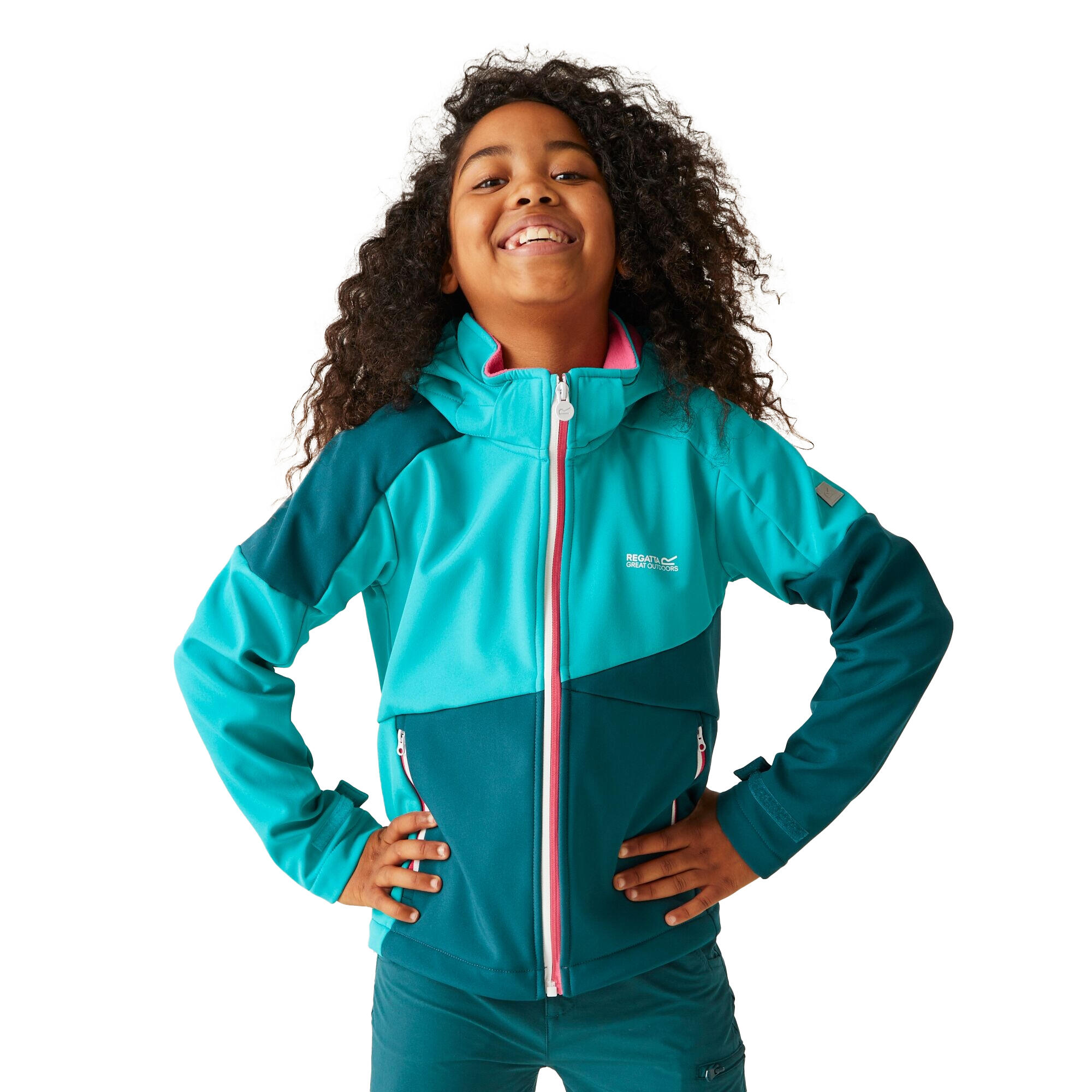 Giacca Soft Shell Bambini Regatta Acidity VII Blu Tahoe Blu Marocchino 4/5