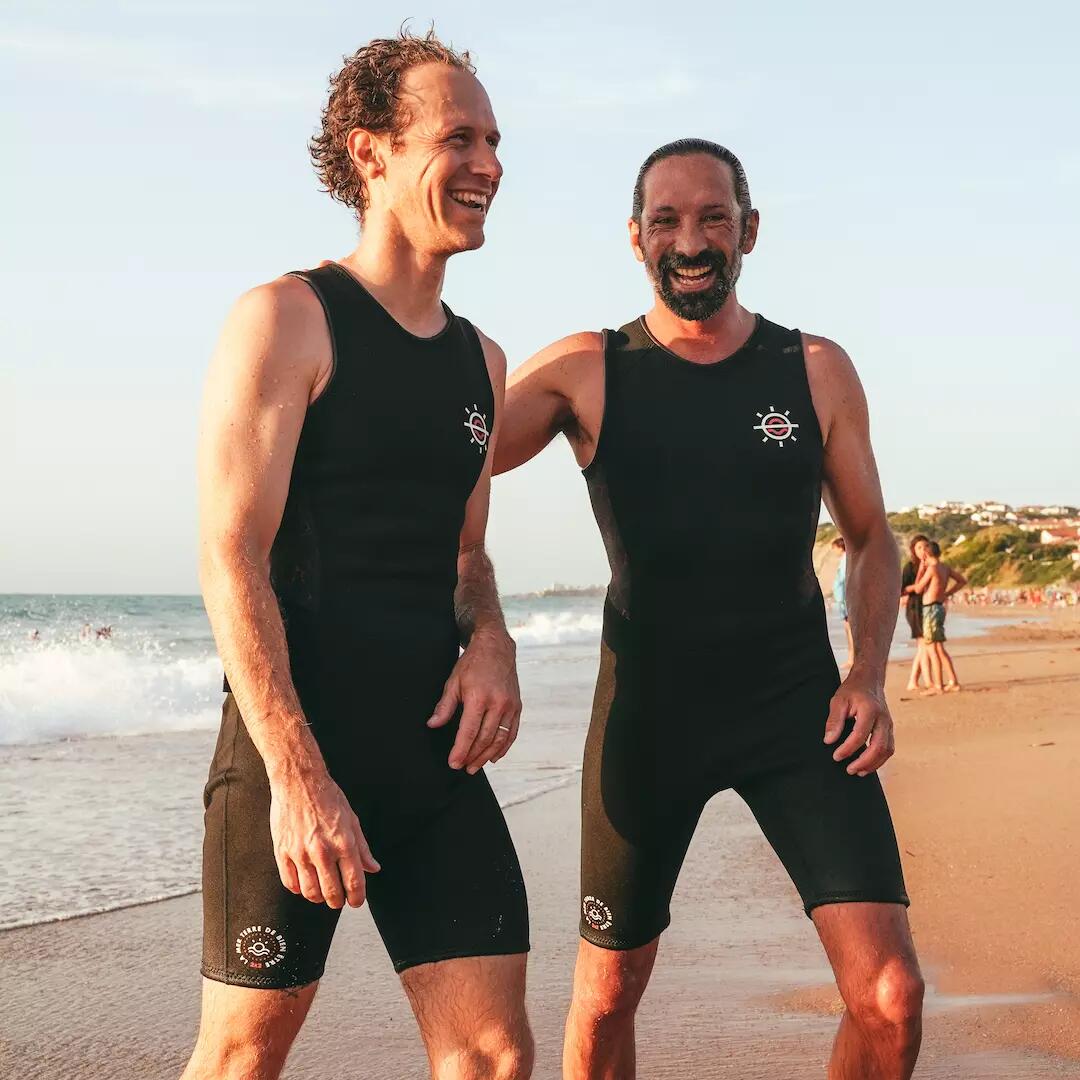 Traje neopreno natación hombre Mellow Sea Short John Ultra Stretch 4/7