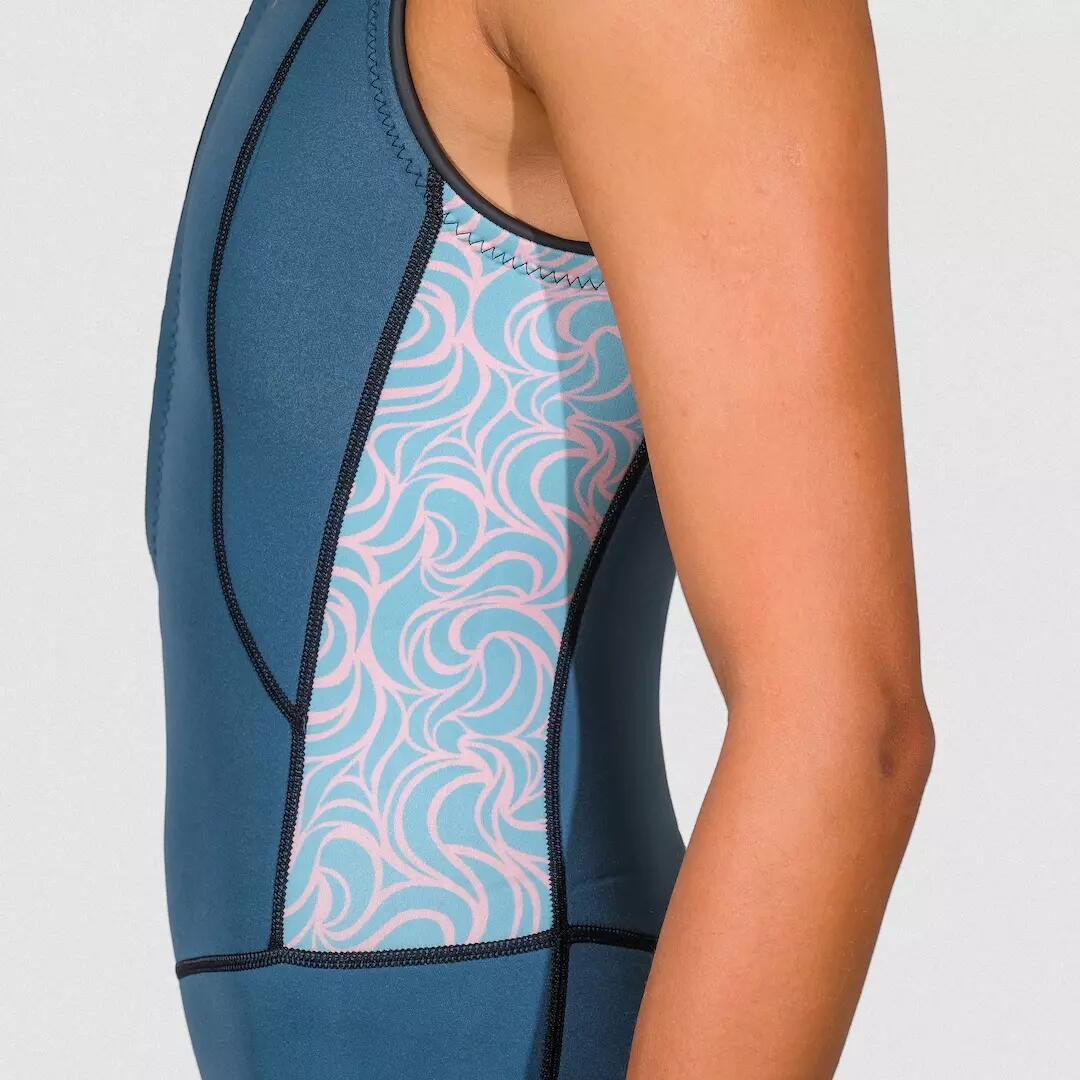 Traje neopreno natación mujer Mellow Sea Long John 2/2 Mm 4/5