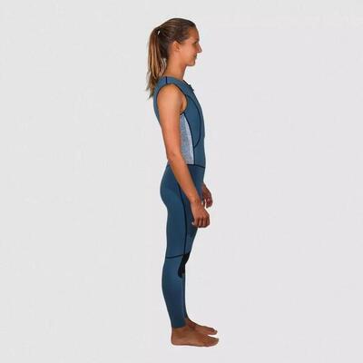 Neopreen pak dames ergonomische pasvorm zonder mouwen long john 2/2 mm