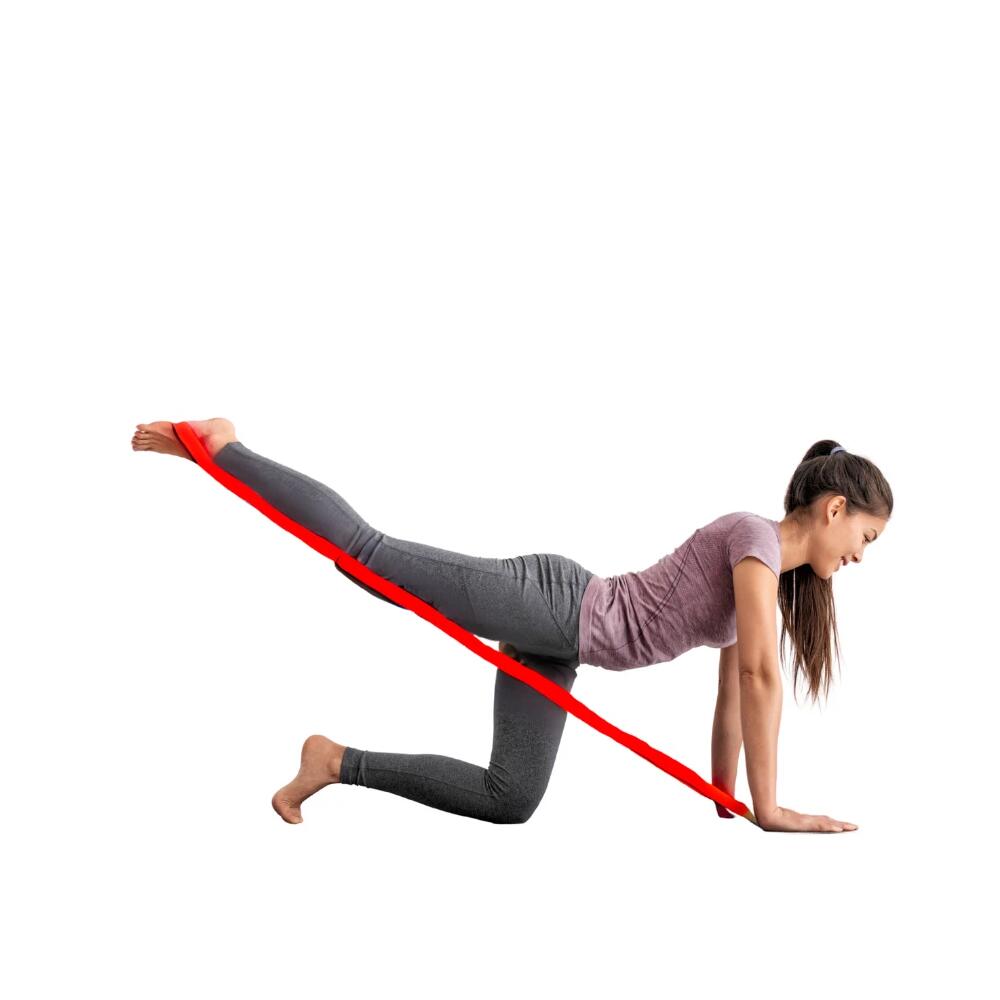 Fitness Widerstandsband Fitnessband Rot FF 2/4