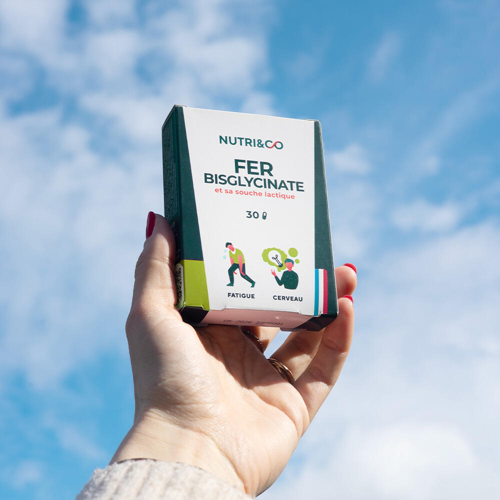 Fer Bisglycinate 14mg - Carence et Fatigue - 30 gélules 4/5