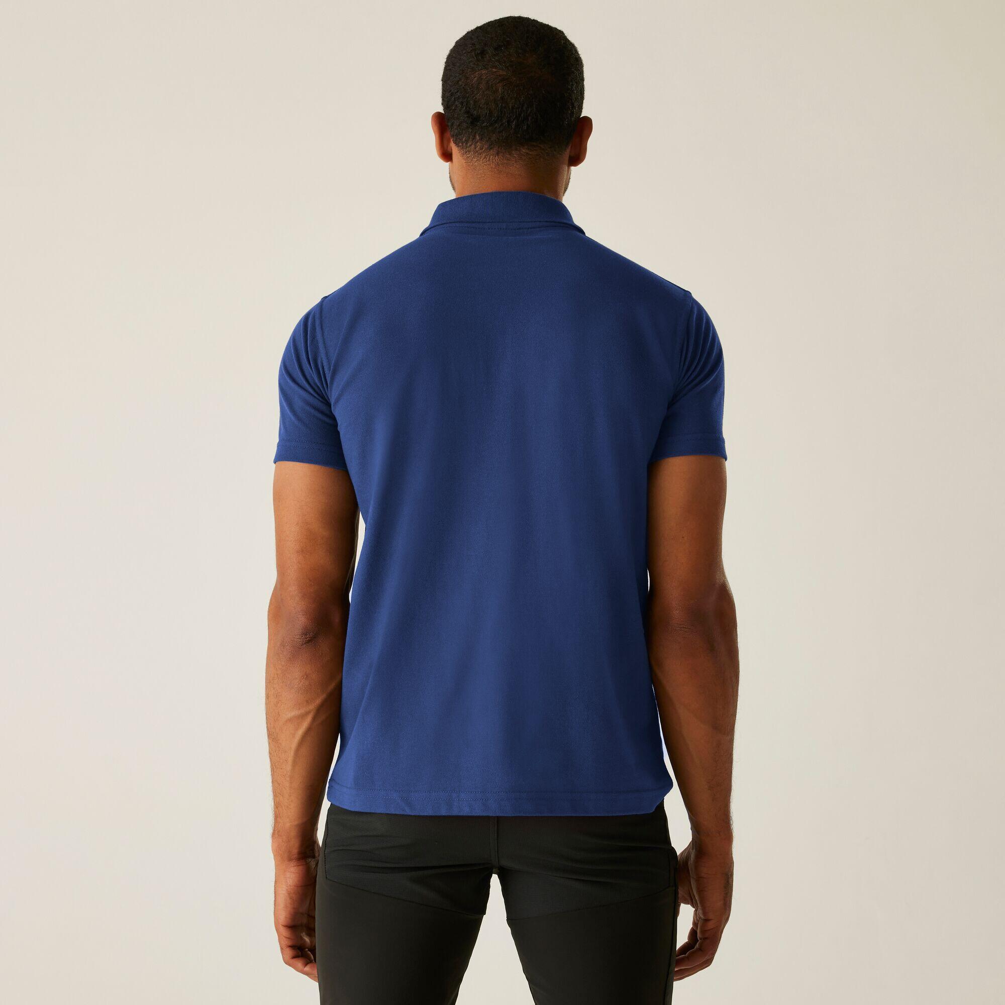 Camiseta Senderismo Unisex Regatta Pro 50/50 Pique Polo 2/7