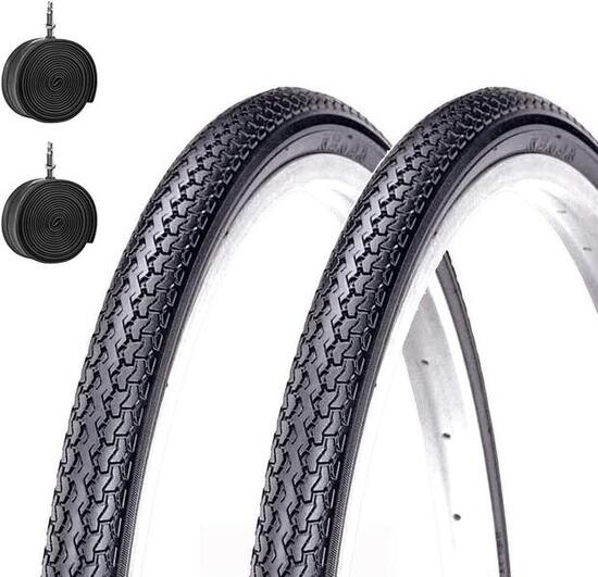 2 copertoni kenda 26x1 3/8 (37-590)+camere pneumatici bici 26 x 13/8 vintage EV