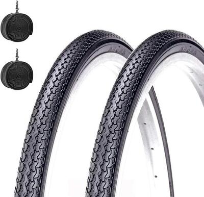 2 copertoni kenda 26x1 3/8 (37-590)+camere. pneumatici bici 26 x 13/8 vintage EV