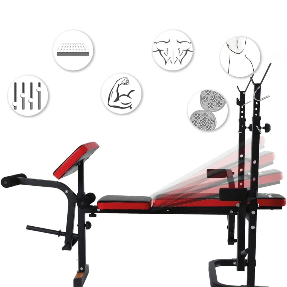 Banc de Musculation Réglable et Pliable FF 3/7