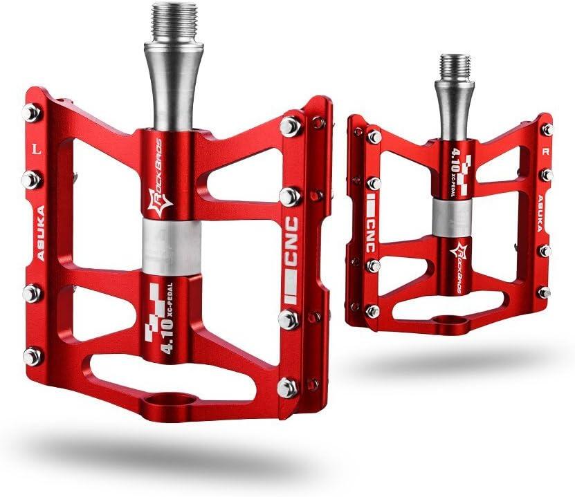 ROCKBROS Pedali piatti in alluminio per mountain bike