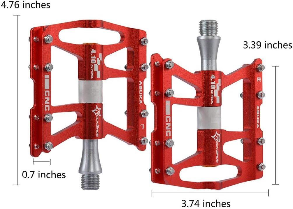 Pédales VTT plates en aluminium 4/6