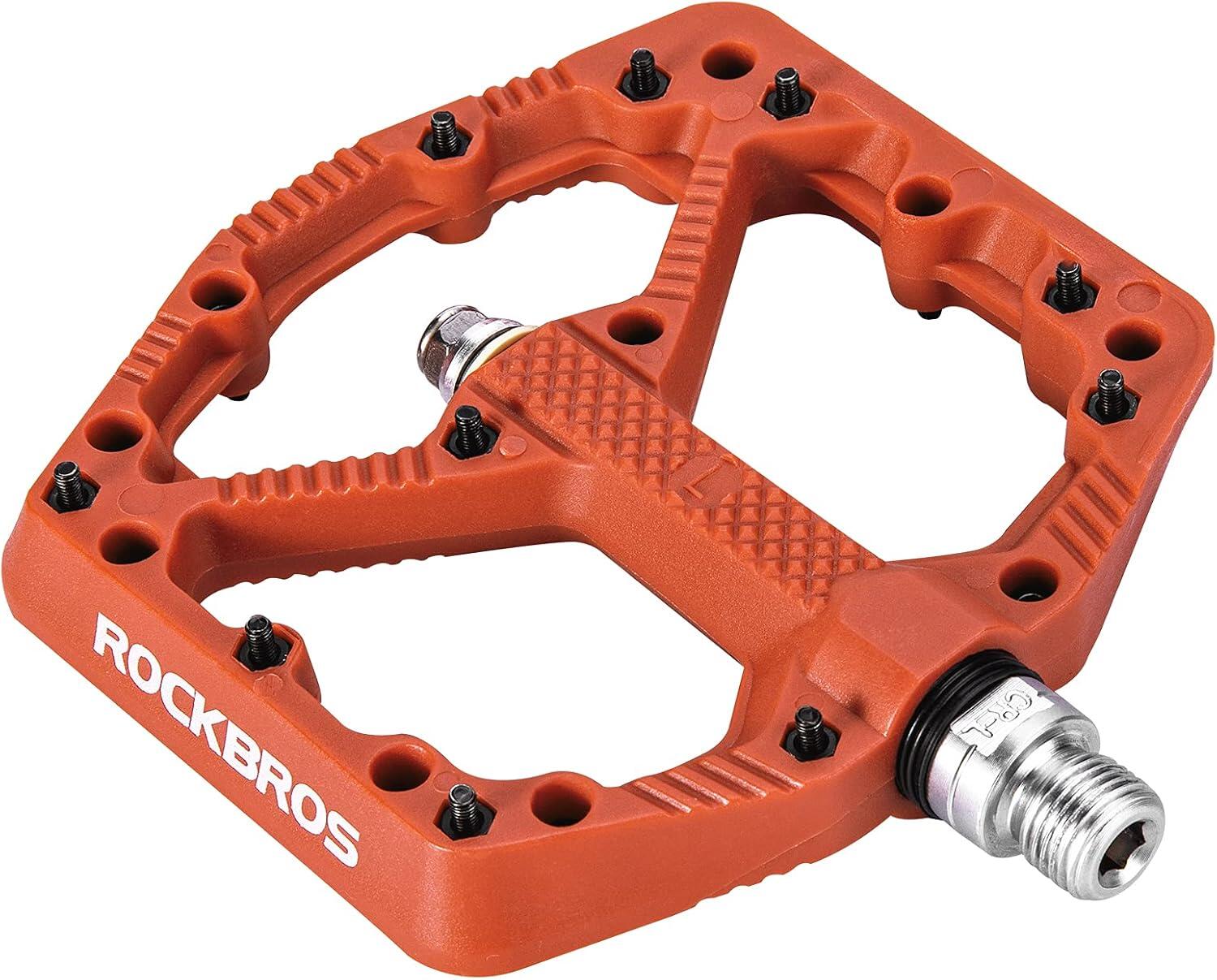 ROCKBROS Pedali per mountain bike in nylon antiscivolo
