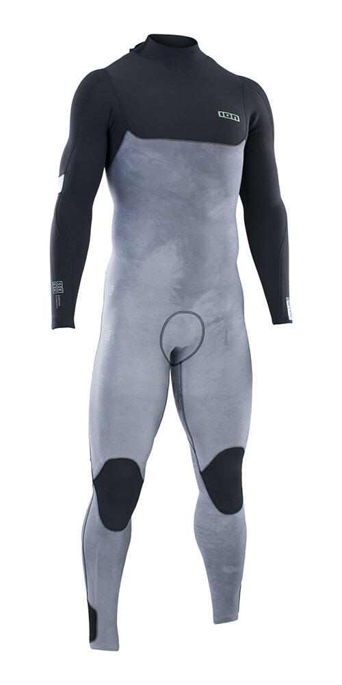 ION ION Wetsuit Seek Amp 4/3 Backzip Grijs