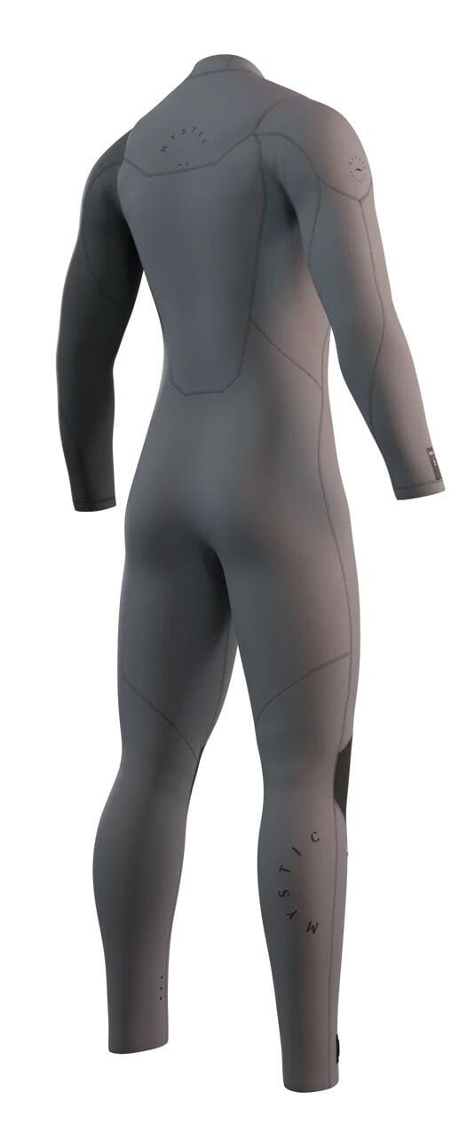 MYSTIC Marshall Wetsuit Licht Grijs 3/2mm Frontzip 2/7