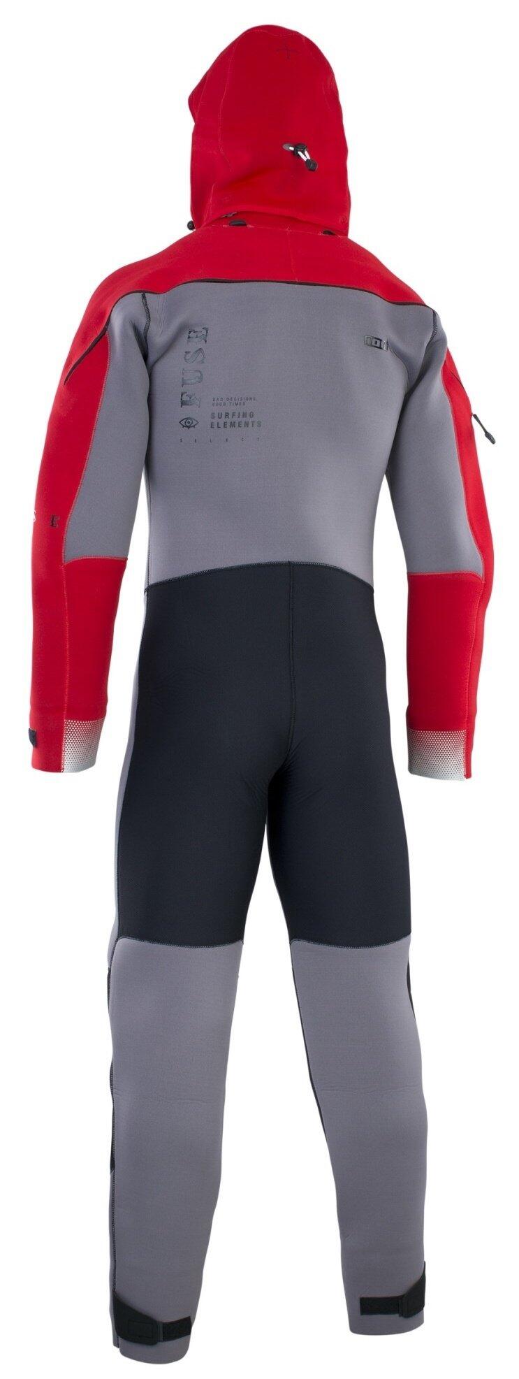 ION Wetsuit Fuse Drysuit 4/3 Back Grijs 2/2