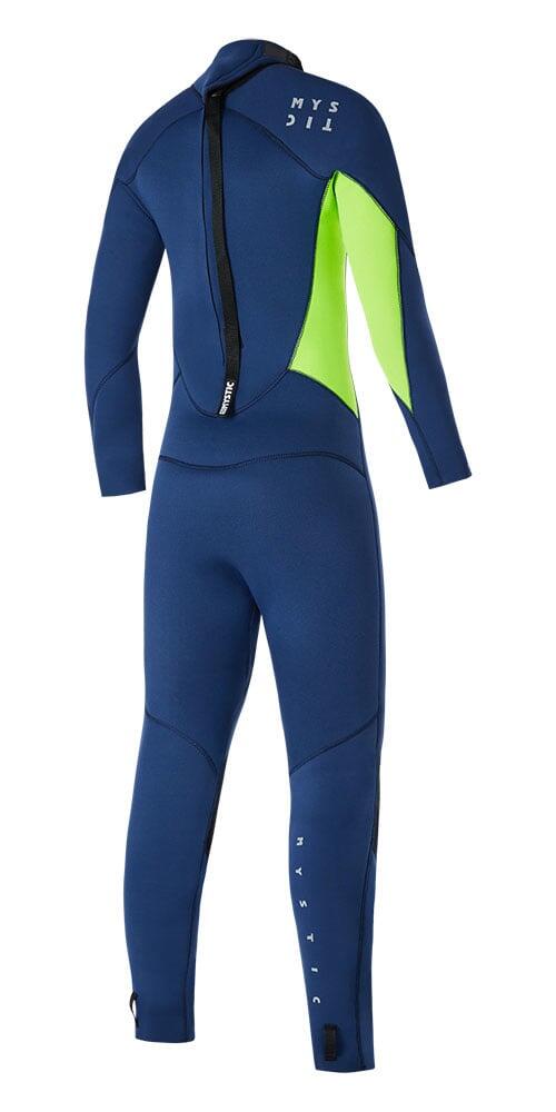 MYSTIC Star Wetsuit 5/4mm Backzip Junior Donker Blauw 2/5