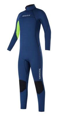 Mystic star wetsuit 5/4mm backzip junior donker blauw